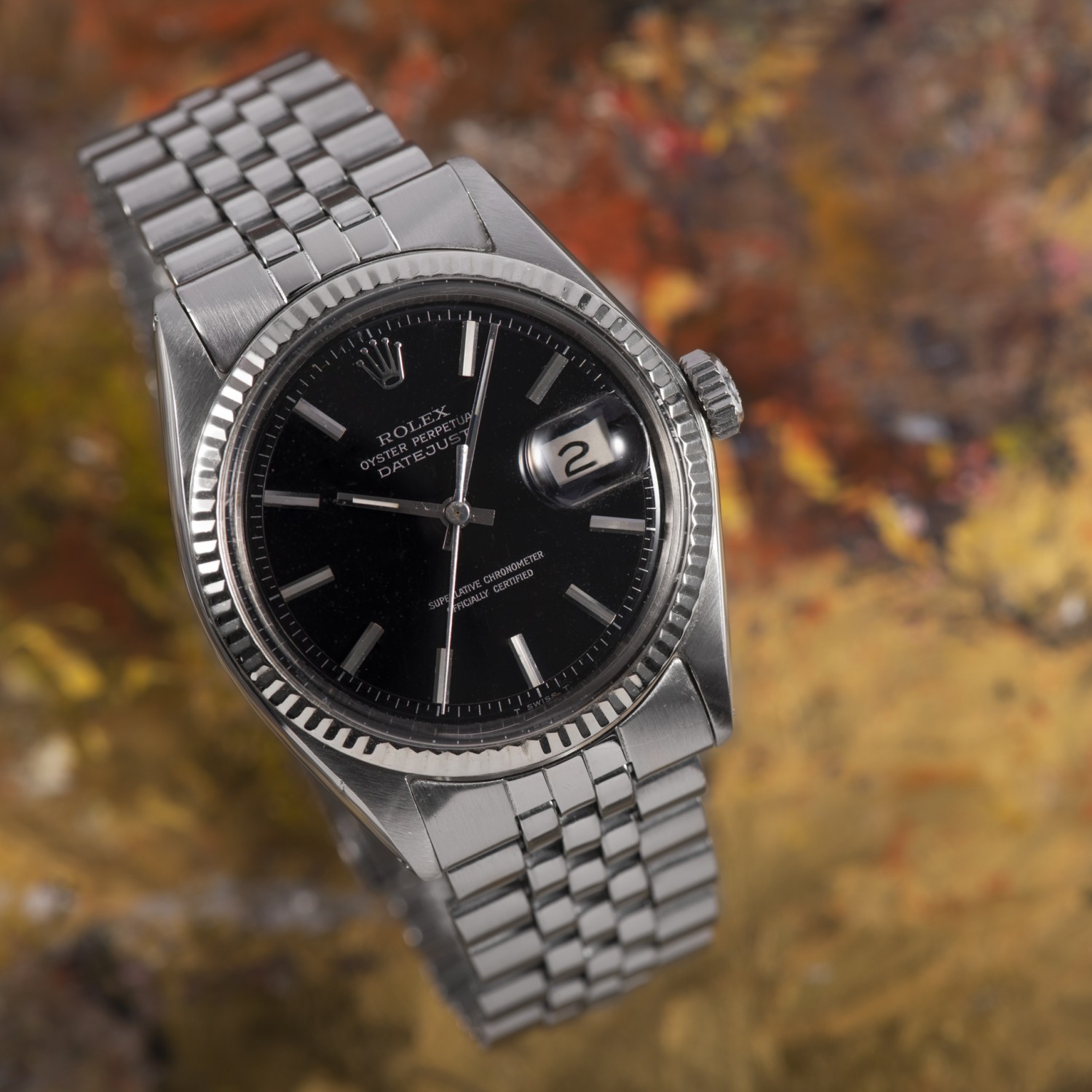 Rolex Datejust 1603 cadran noir